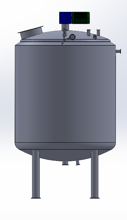 Ribbon Blender Mixer Alternate View